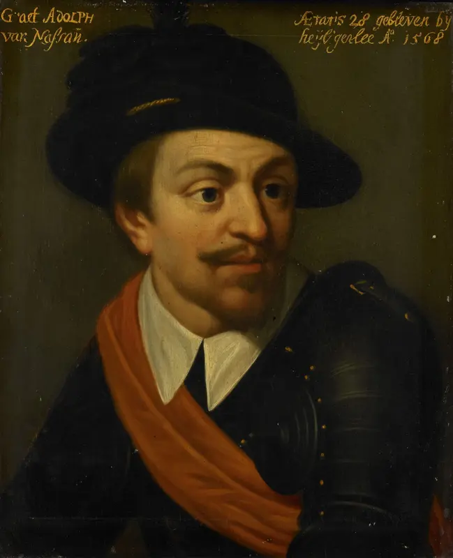 Portret van Adolf (1540-68), graaf van Nassau Wall Art by Unknown - High-Resolution Digital Print