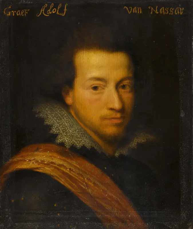 Portret van Adolf (1586-1608), graaf van Nassau-Siegen Wall Art by Unknown - High-Resolution Digital Print