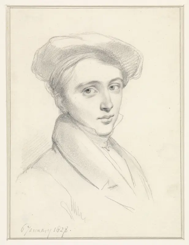 Portret van Adriaan Henricus de Bruine Wall Art by anonymous - High-Resolution Digital Print