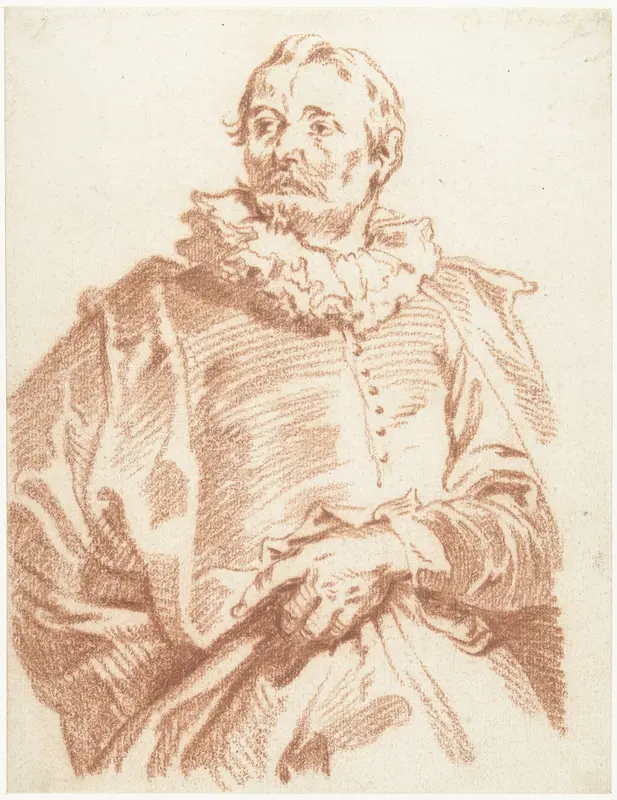 Portret van Adriaen van Stalbemt Wall Art by anonymous - High-Resolution Digital Print