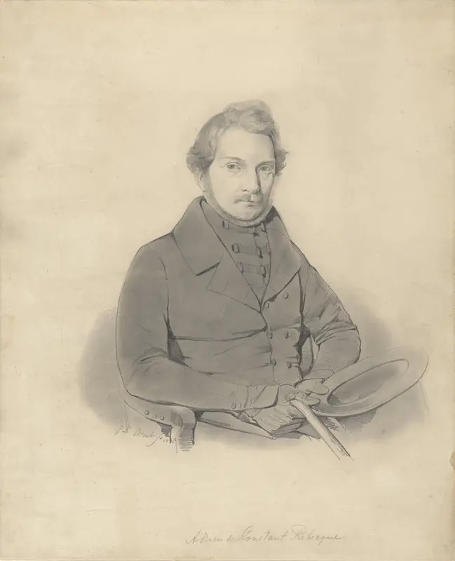 Portret van Adrien Baron de Constant Rebecque Wall Art by Jacobus Ludovicus Cornet - High-Resolution Digital Print