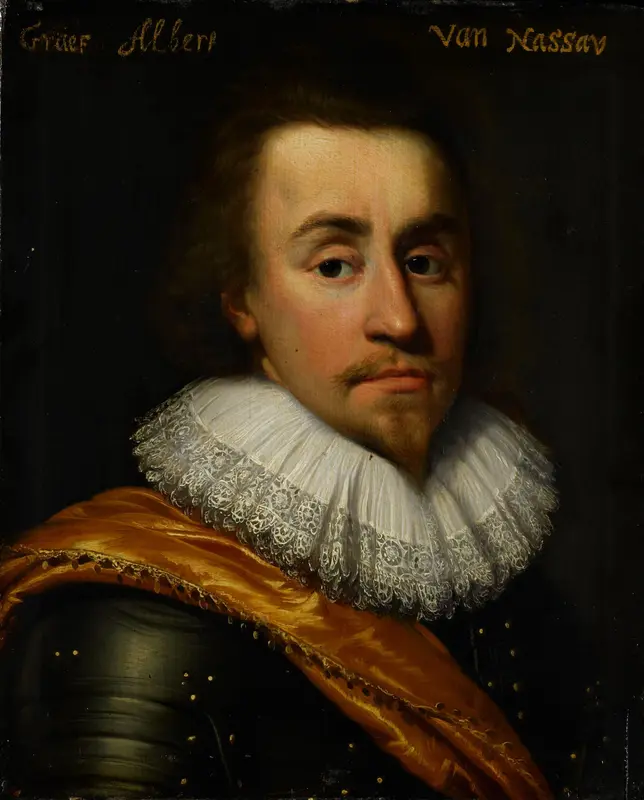 Portret van Albert (1596-1626), graaf van Nassau-Dillenburg Wall Art by Unknown - High-Resolution Digital Print