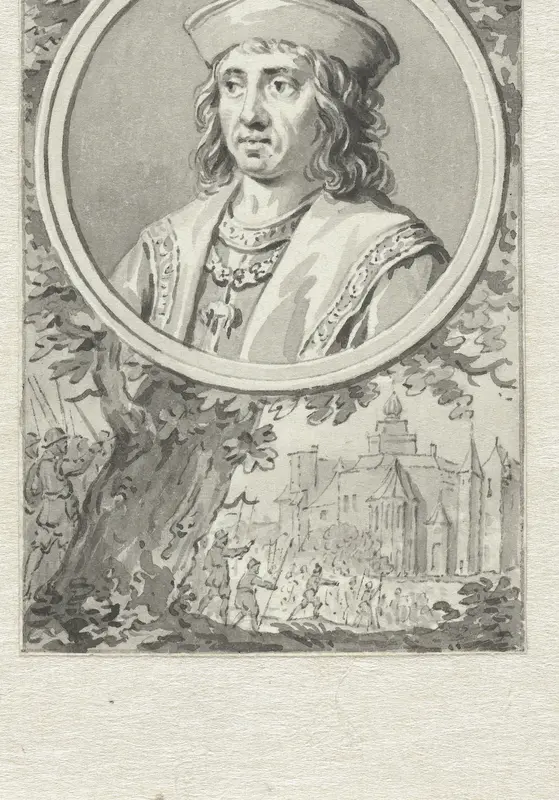 Portret van Albert, hertog van Saksen Wall Art by Jacobus Buys - High-Resolution Digital Print
