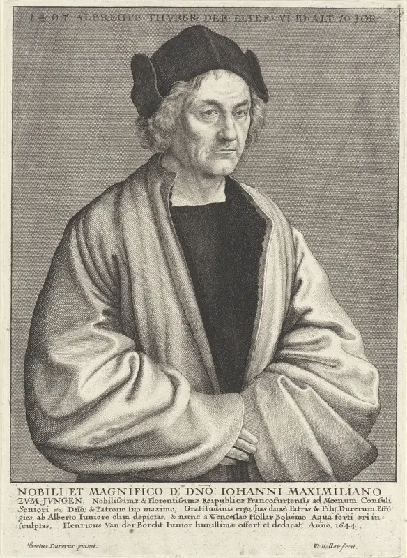 Portret van Albrecht Dürer I Wall Art by Unknown - High-Resolution Digital Print