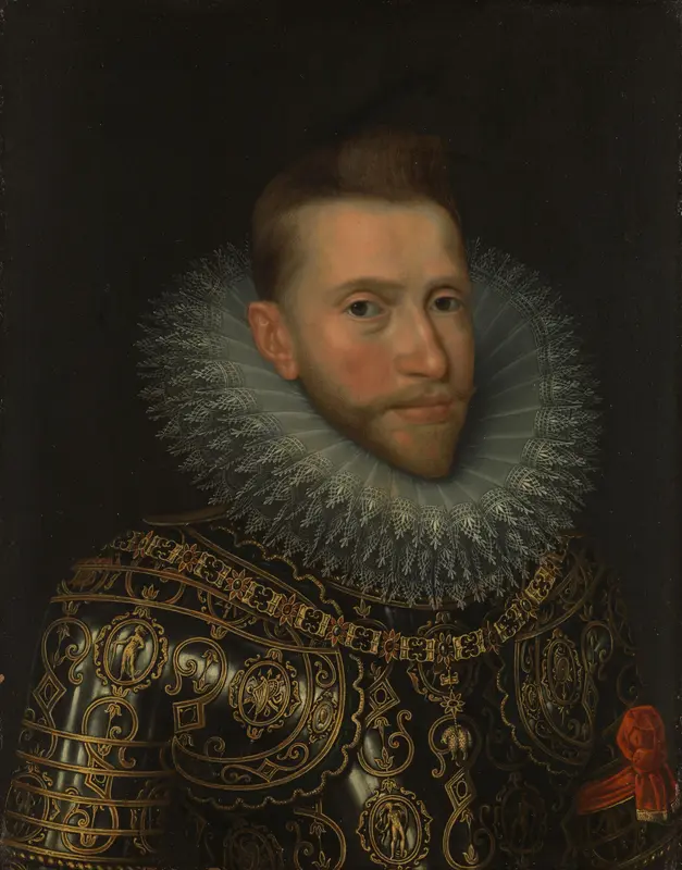 Portret van Albrecht van Oostenrijk (1559-1621), aartshertog van Oostenrijk Wall Art by Unknown - High-Resolution Digital Print