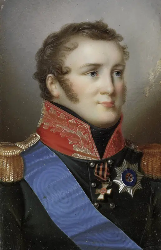 Portret van Alexander I (1777-1825), keizer van Rusland Wall Art by Domenico Bossi - High-Resolution Digital Print