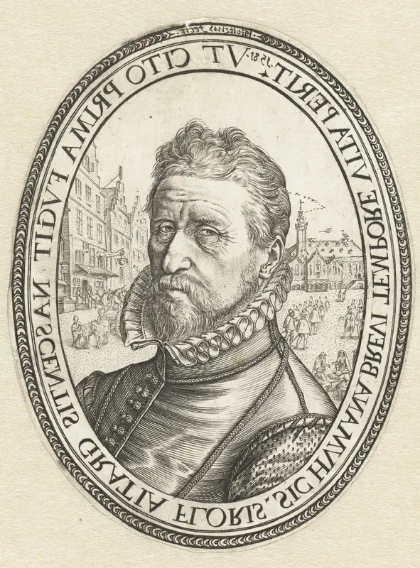 Portret van Allaert Fransz. Schatter Wall Art by Unknown - High-Resolution Digital Print