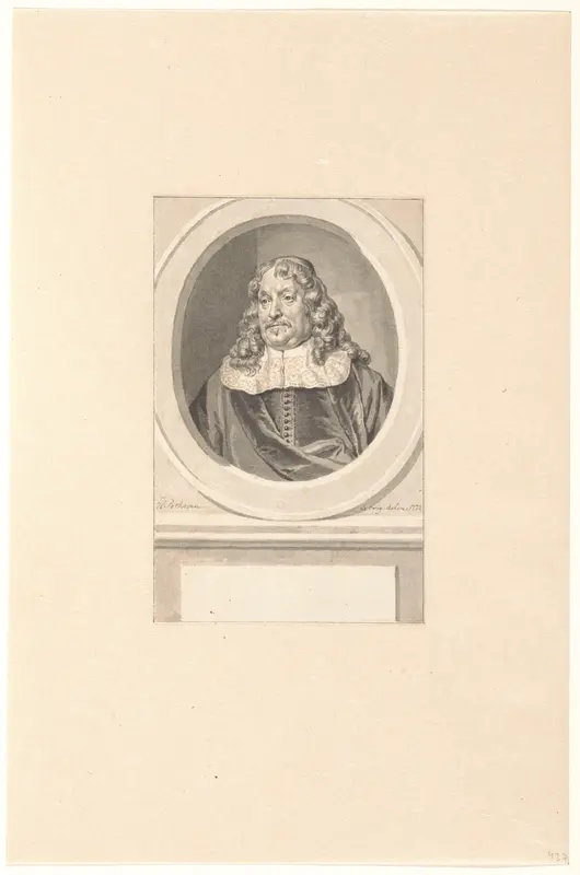 Portret van Andries de Graeff Wall Art by Hendrik Pothoven - High-Resolution Digital Print