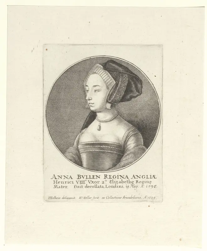 Portret van Anna Boleyn, koningin van Engeland Wall Art by Unknown - High-Resolution Digital Print