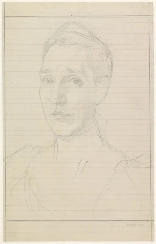 Portret van Anna Dorothea Veth-Dirks Wall Art by Jan Veth - High-Resolution Digital Print
