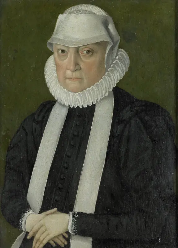 Portret van Anna Jagellonia (1522-96), koningin van Polen Wall Art by Unknown - High-Resolution Digital Print