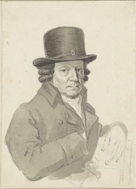 Portret van Antoine Daniel Prudhomme Wall Art by Hendrik Willem Caspari - High-Resolution Digital Print