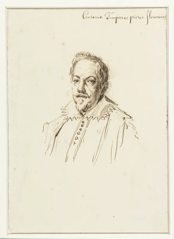 Portret van Antonio Tempesta Wall Art by anonymous - High-Resolution Digital Print