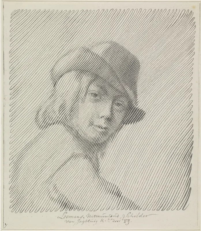 Portret van Antonius Leemans Wall Art by Tako Hajo Jelgersma - High-Resolution Digital Print