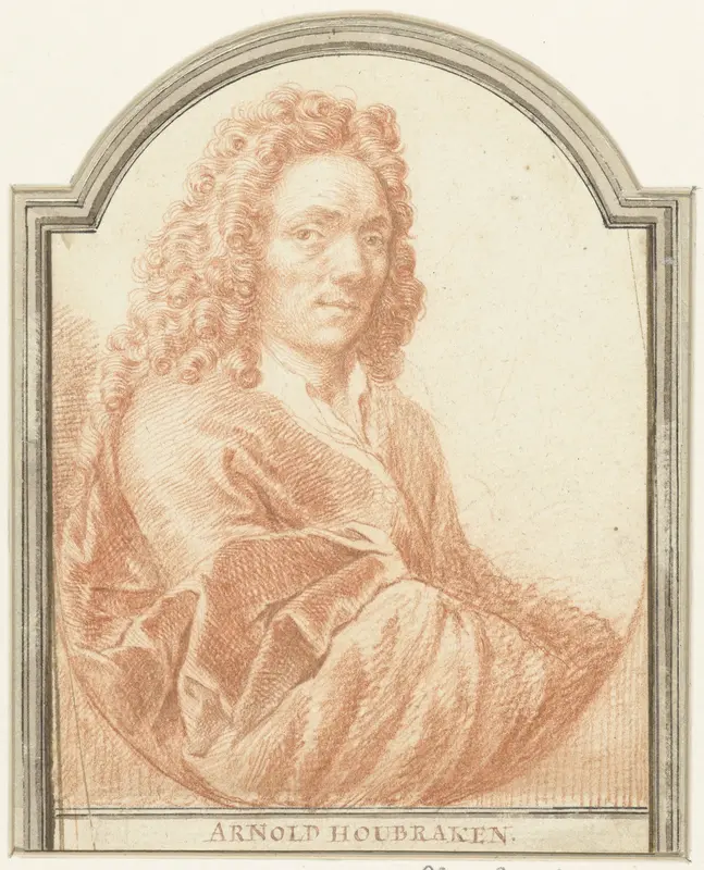 Portret van Arnold Houbraken Wall Art by Jacob Houbraken - High-Resolution Digital Print