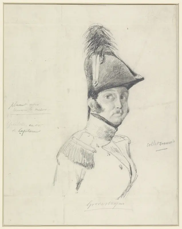 Portret van Baron Sirkma van Grovestins Wall Art by Jacob Joseph Eeckhout - High-Resolution Digital Print