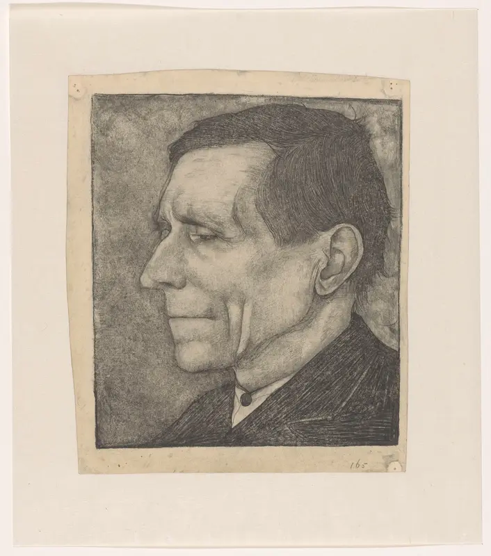 Portret van Beint Mankes I Wall Art by Jan Mankes - High-Resolution Digital Print