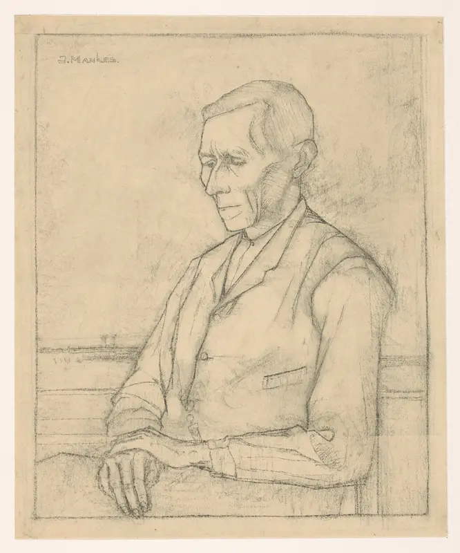 Portret van Beint Mankes I Wall Art by Unknown - High-Resolution Digital Print