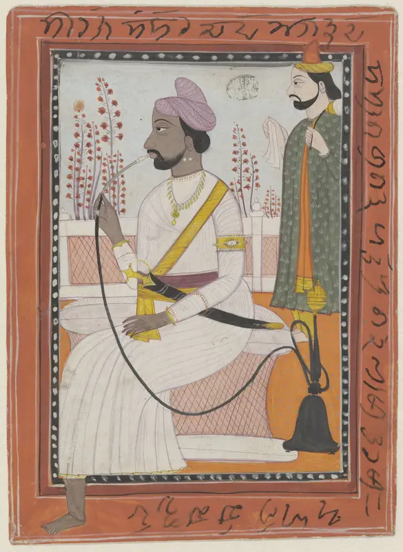 Portret van Bhuj Sing Wall Art by anonymous - High-Resolution Digital Print