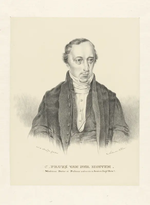 Portret van C. Pruys van der Hoeven Wall Art by Abram van der Horn - High-Resolution Digital Print