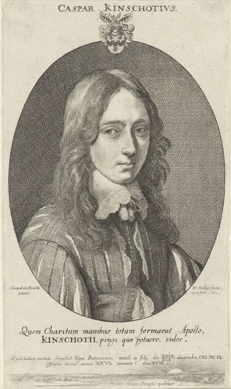 Portret van Caspar van Kinschot Wall Art by Unknown - High-Resolution Digital Print