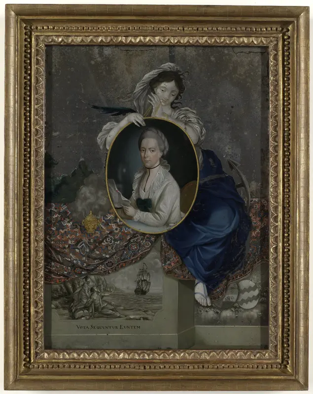 Portret van Catharina van Braam Houckgeest Wall Art by anonymous - High-Resolution Digital Print