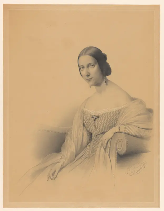 Portret van Catherina Daniela Wall Art by Unknown - High-Resolution Digital Print