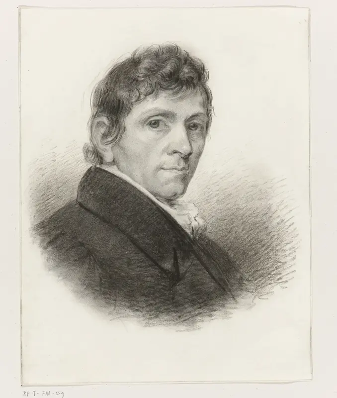 Portret van Charles Howard Hodges Wall Art by Charles Howard Hodges - High-Resolution Digital Print