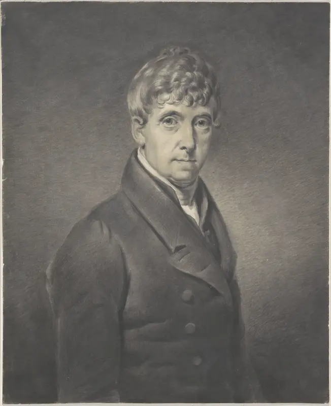 Portret van Charles Howard Hodges Wall Art by Carel Lodewijk Hansen - High-Resolution Digital Print