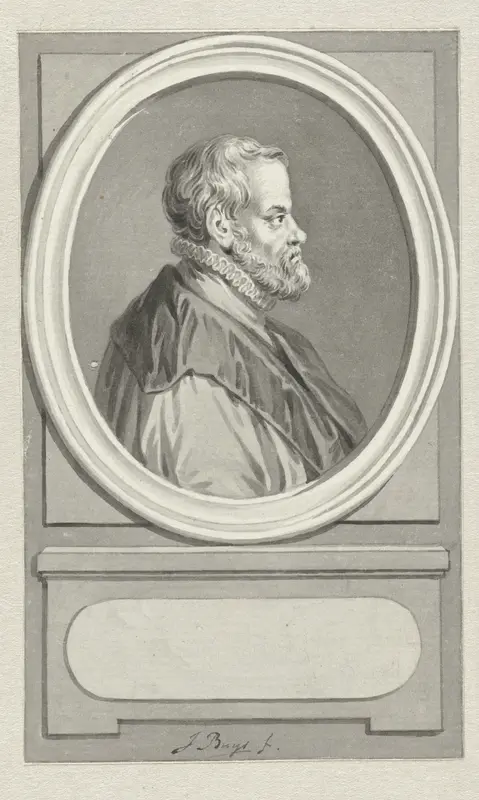 Portret van Christoffel d'Assonville Wall Art by Jacobus Buys - High-Resolution Digital Print