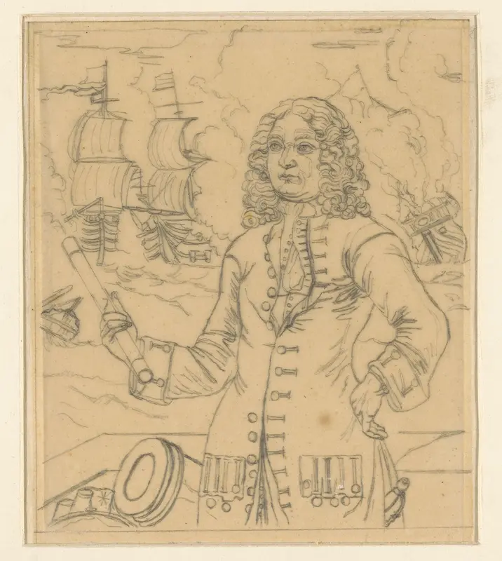 Portret van Christoffel Middaghten Wall Art by Frederik Hendrik Weissenbruch - High-Resolution Digital Print