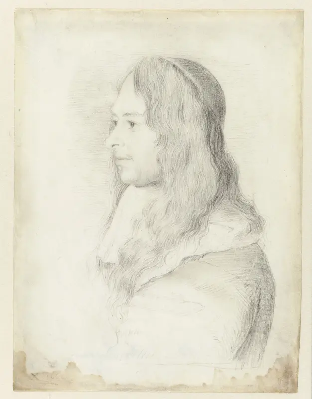 Portret van Constantijn Huygens de Oude Wall Art by Constantijn Huygens (II) - High-Resolution Digital Print