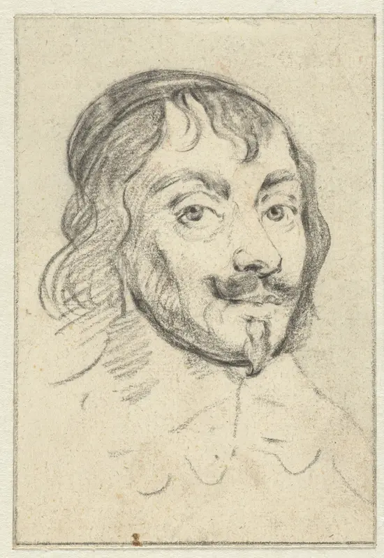 Portret van Constantijn Huygens I Wall Art by Unknown - High-Resolution Digital Print