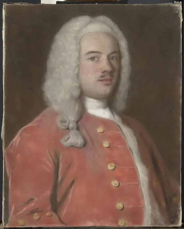 Portret van Cornelis Calkoen (1696-1764) Wall Art by Jean-Etienne Liotard - High-Resolution Digital Print