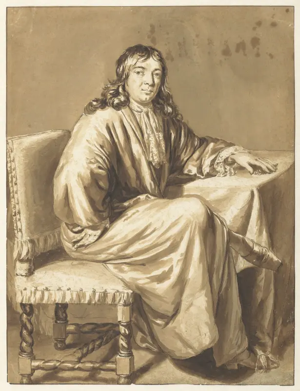 Portret van Cornelis de Man Wall Art by Unknown - High-Resolution Digital Print