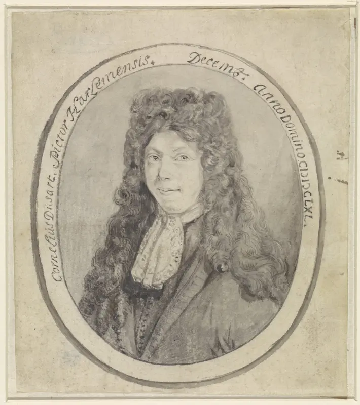 Portret van Cornelis Dusart Wall Art by anonymous - High-Resolution Digital Print