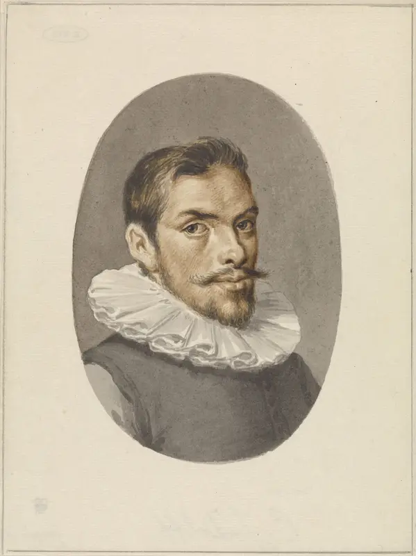 Portret van Cornelis Jacobsz. Delff Wall Art by Tako Hajo Jelgersma - High-Resolution Digital Print