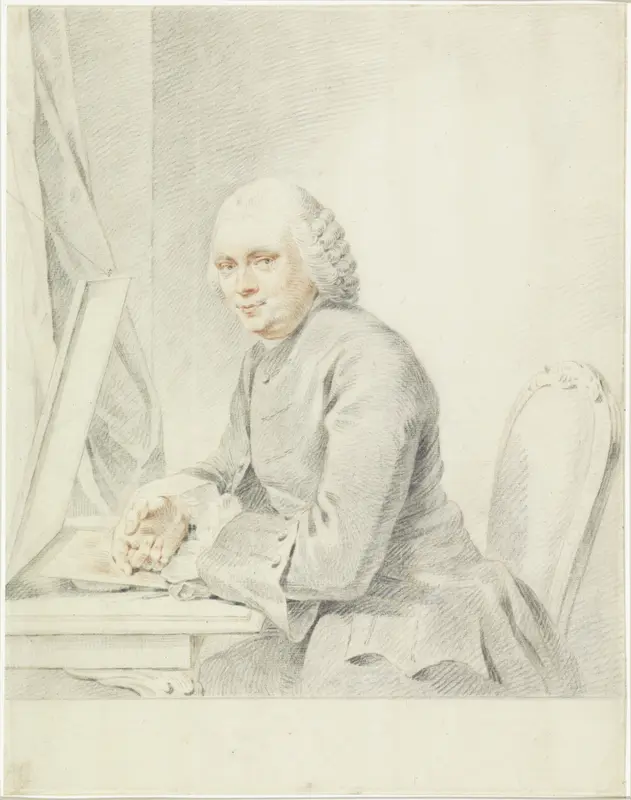 Portret van Cornelis Ploos van Amstel Wall Art by Jacobus Buys - High-Resolution Digital Print