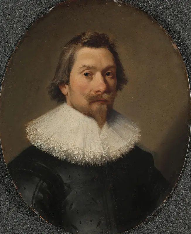 Portret van Cornelis Samuelsz. van Esch (1594/95-1656) Wall Art by anonymous - High-Resolution Digital Print