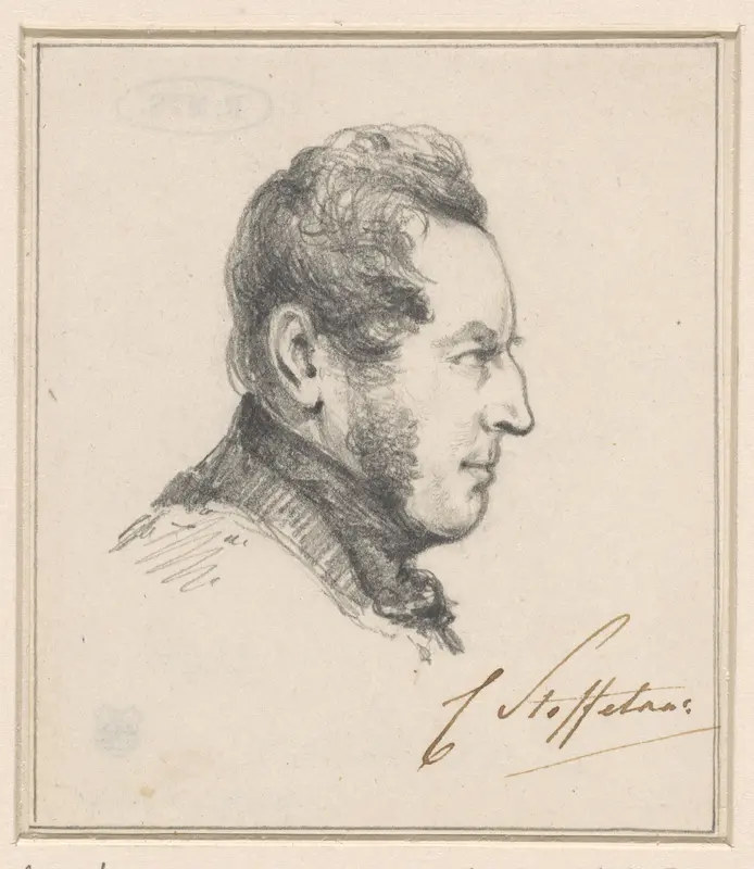 Portret van Cornelis Steffelaar Wall Art by anonymous - High-Resolution Digital Print