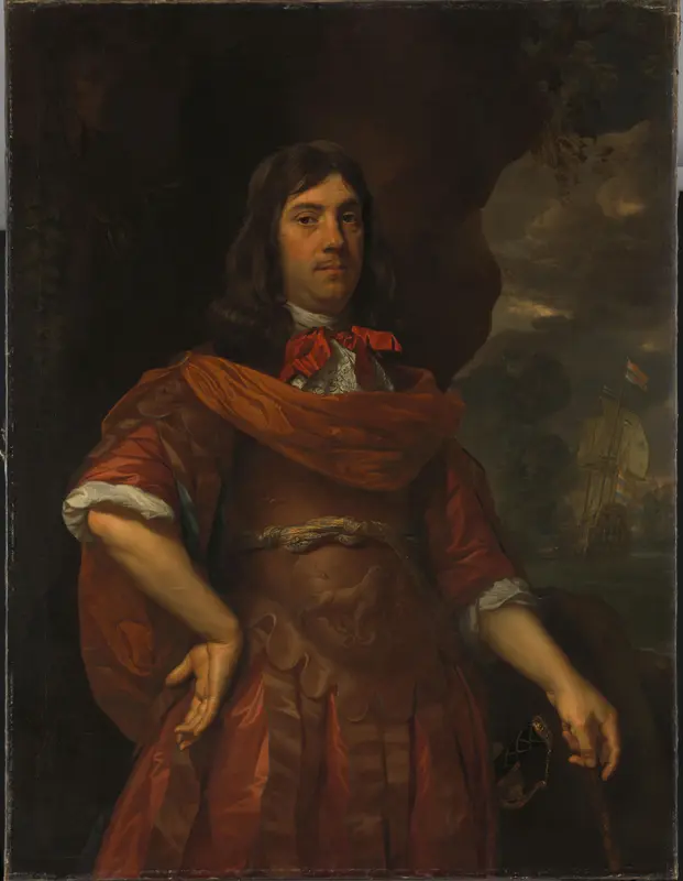 Portret van Cornelis Tromp (1629-91) Wall Art by Unknown - High-Resolution Digital Print