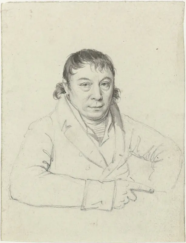 Portret van Daniël Veelwaard (I) Wall Art by Hendrik Willem Caspari - High-Resolution Digital Print