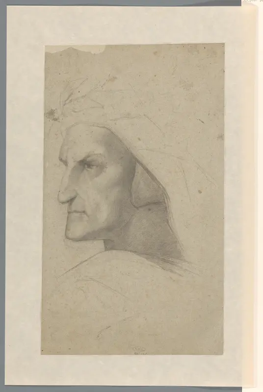 Portret van Dante Wall Art by George Hendrik Breitner - High-Resolution Digital Print
