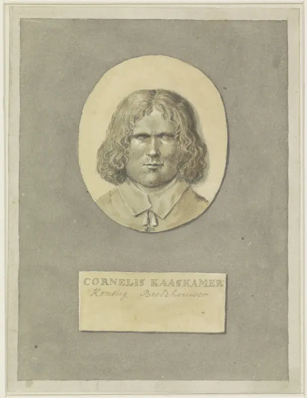 Portret van de beeldhouwer Cornelis Kaaskamer Wall Art by Tako Hajo Jelgersma - High-Resolution Digital Print
