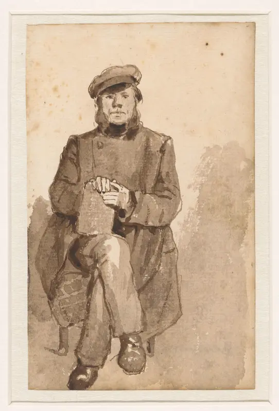 Portret van de boekhandelaar David Blok