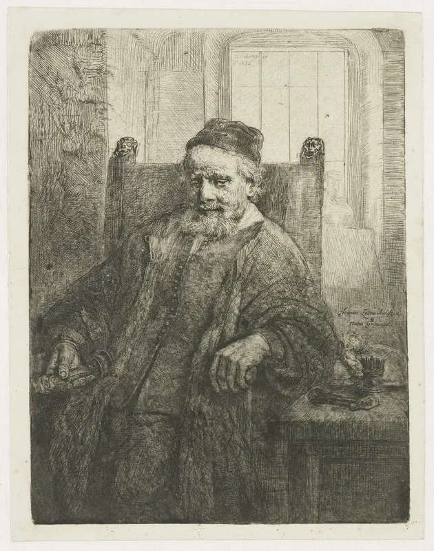 Portret van de goudsmid Jan Lutma Wall Art by Unknown - High-Resolution Digital Print