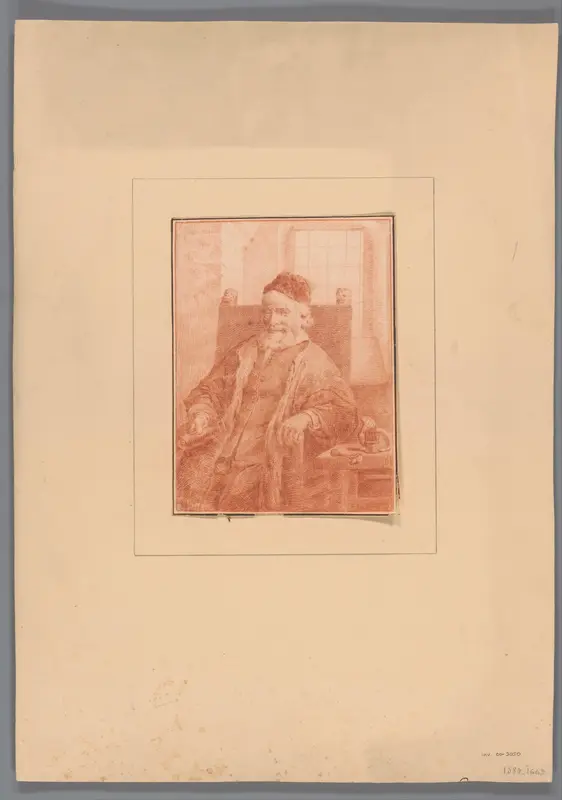 Portret van de goudsmid Johannes Lutma Wall Art by Unknown - High-Resolution Digital Print