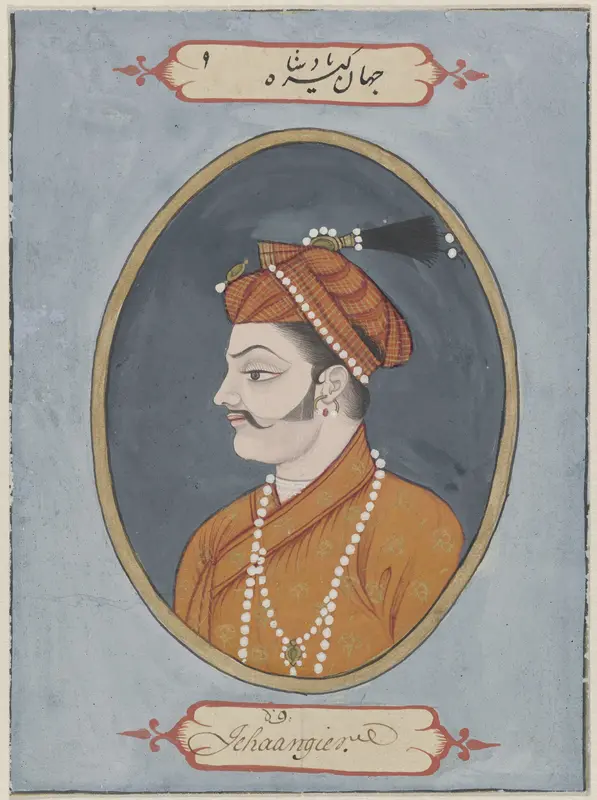 Portret van de grootmogol Jehangir Wall Art by anonymous - High-Resolution Digital Print