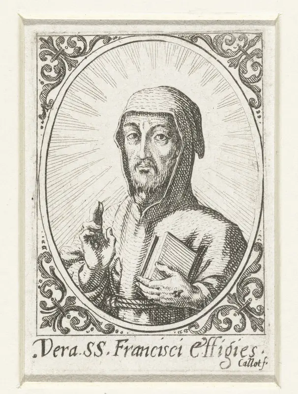 Portret van de Heilige Franciscus Wall Art by Unknown - High-Resolution Digital Print
