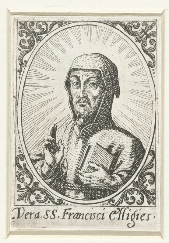 Portret van de Heilige Franciscus Wall Art by Jacques Callot - High-Resolution Digital Print